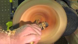 Wood turning # 36 mystery crotch wood rough out