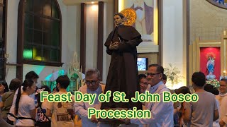 Feast Day of St. John Bosco Procession | St. Dominic Savio Parish