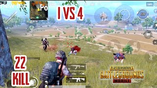 BEST GAMEPLAY IN SEASON 14 | 22 KILL SOLO VS SQUAD | PUBG MOBILE