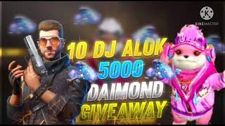 DJ Alok 5000 diamond giveaway - DJ Alok giveaway - diamond giveaway - DJ Alok - character giveaway