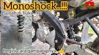 Cara gampang membuka monoshock YAMAHA VIXION dengan aman @DeeOtomotif