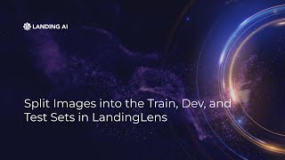 Split Images into the Train, Dev, and Test Sets in LandingLens