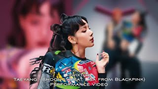 Blackpink Lisa TWIXTOR | TAEYANG - Shoong! (feat. Lisa from Blackpink) Performance Video