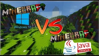 [Updated, aber alt] Windows 10 Edition vs. Minecraft Java [GER]