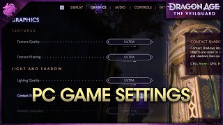 Dragon Age: The Veilguard - PC Game Settings