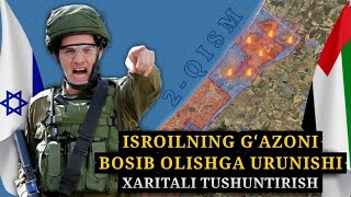 HAMAS VA ISROIL URUSHI #2 | XARITALI TUSHUNTIRISH