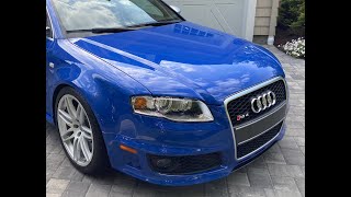 Parking the Nogaro Audi RS4 Downtown...