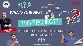 Marine College Classes Starting and Boats for Sale! What's our Next Big Project?