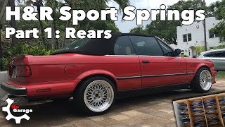 E30 Lowering Springs Installation Part 1 -  Rear