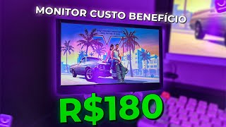 MONITOR CUSTO BENEFÍCIO POR APENAS 180$, PRESTA?! O MAIS BARATO DO MERCADO!