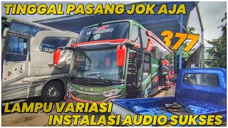 BUS ALS 377 TINGGAL PASANG KURSI ‼️ UDAH BISA LANGSUNG GAS || MP76 BODYREPAIR