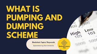 what is pumping dumping scheme