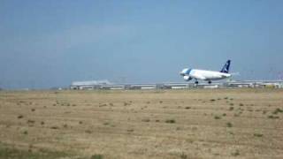 Lisbon- A320 SATA CS-TKK landing from PXO (Porto Santo island)