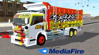 MOD BUSSID TERBARU ISUZU NMR 71 DUMP TRUCK FULL ANIMASI FREE DOWNLOAD