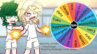 Spinning wheel with bakugo and deku || trend || manga spoiler outro || rushed || it’ssam ||