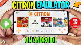 🔥 TESTING CITRON EMULATOR ANDROID - SETUP & GAMEPLAY | NEW NINTENDO SWITCH EMULATOR