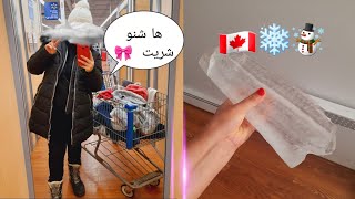 بيصارة وسط الثلج ف48 درجة تحت الصفر🇨🇦❄️ هادي هي كندا 🤭🤭