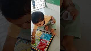 Playing ludo #youtubeshorts #cutebaby #babyreyansh #shorts