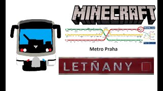 Minecraft Metro Praha Linka C Stanice Letňany