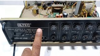 60watt Amplifier Repair/ALTEK Amplifier को Repair कैसे करते हैं