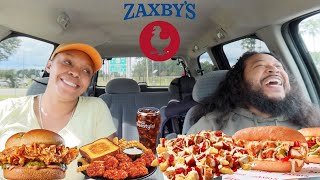 Trying Zaxby's New Menu Item #zaxbys #mukbang  NEW Chicken Parm Loaded Fries