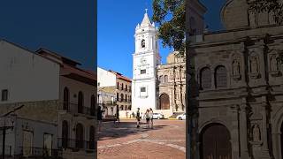 🇵🇦Plaza de la independencia casco antiguo de Panamá #travel #panama #tour #gopro #shorts