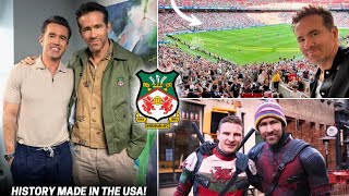 Ryan Reynolds & Rob McElhenney Make HISTORY at Wrexham AFC…