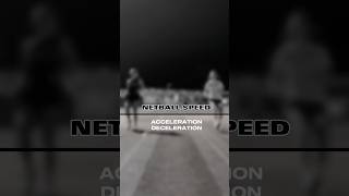 Acceleration and Deceleration (Netball) #shorts