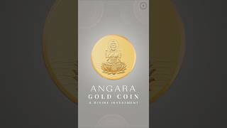 Gold coin~ a symbol of divine blessings & spiritual abundance in the tapestry of faith. #AngaraIndia