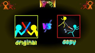 SUPREME DUELIST STICKMAN 🇷🇺 🇧🇷 ORIGINAL VS COPY 🇺🇸 🇻🇳 #stickman #animation #shorts @alanbecker