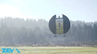 Flying saucer type aircraft completes successful flight test