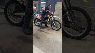 125cc 2 stroke Husqvarna bogging top end #shorts