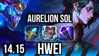 AURELION SOL vs HWEI (MID) | 600+ games, 11/4/11 | BR Grandmaster | 14.15