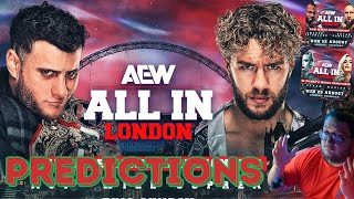 My AEW All In 2024 PREDICTIONS