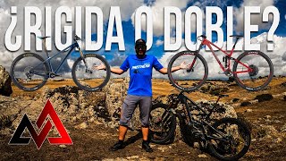 ¿BICICLETA MTB RÍGIDA o de DOBLE suspensión? 🤔 ¡RESPUESTAS CLARAS!