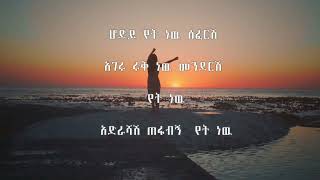 ዘመኑ ነጋ፡Zemenu Nega /  ሆድየ ፡ Hodye music lyrics video