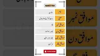 Saria Name Meaning in Urdu - #shorts #namemeaning #nameinurdu