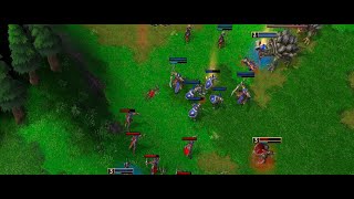 Warcraft III: Reforged Beta Gameplay, Human 1vs1, 1080p Medium Setting