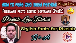 Photo Editing Tutorial I Introduction of PhoXo and Logo Editing