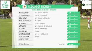 Match: GCA 2 2nds - Alexander Thomson v Leopold