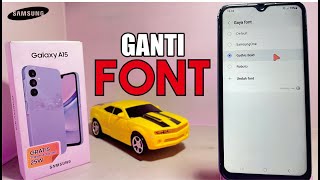 Cara Mengganti Font di Hp Samsung A15 | Ganti Font Hp Samsung | Mengubah Font Hp Samsung