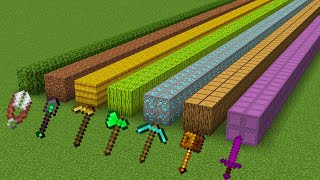 Which x2 tool is faster in Minecraft experiment?