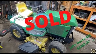 Bought a John Deere 425 for $350