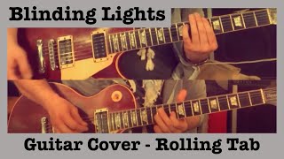 Blinding Lights - The Weeknd - Guitar Cover - Lesson - Demonstration