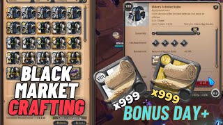 3 MILLION SILVER PROFIT by crafting CLOTH ROBES on BONUS DAY | Albion Online Black Market Crafting