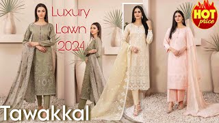 Latest Summer Collection - Tawakkal✨ | Semi Stitched Party Wears | Trending Dresses 2024❤️