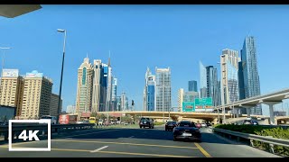 4K Dubai Drive to Dubai Mall - Autofahrt [ASMR]