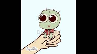 zombidito 🥺💗/ ft:zombiditos,yo / #pvz2 #animacion #tiktok