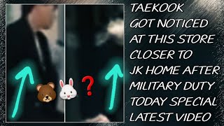 OMG!💋😱Taekook Got Noticed At This Store Closer To JK Home After Military Duty(New)#taehyung#jungkook