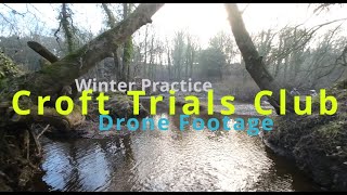 Croft Trials  - Very Icy, with drone